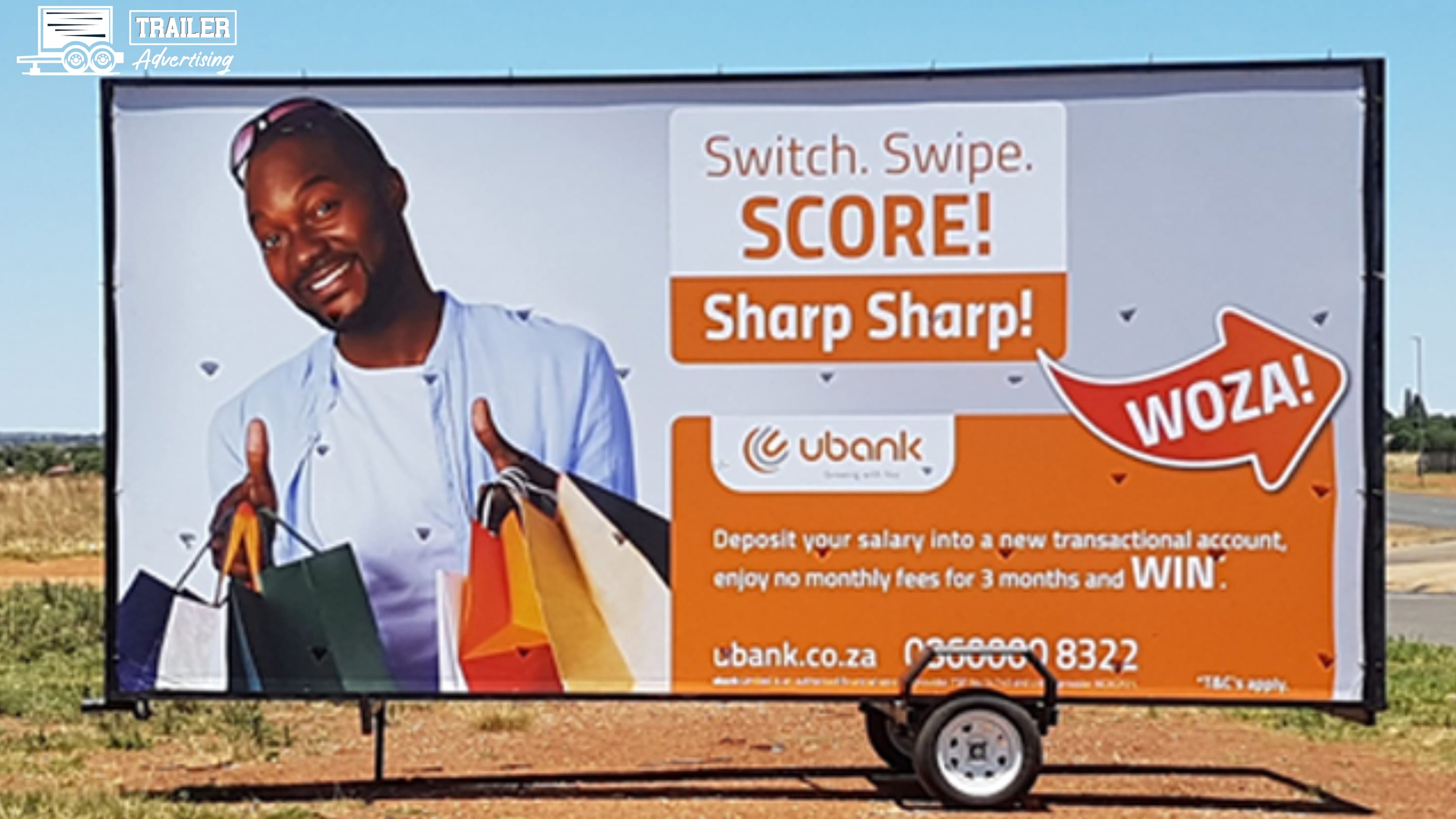 uBank Trailer Advertising Joburg